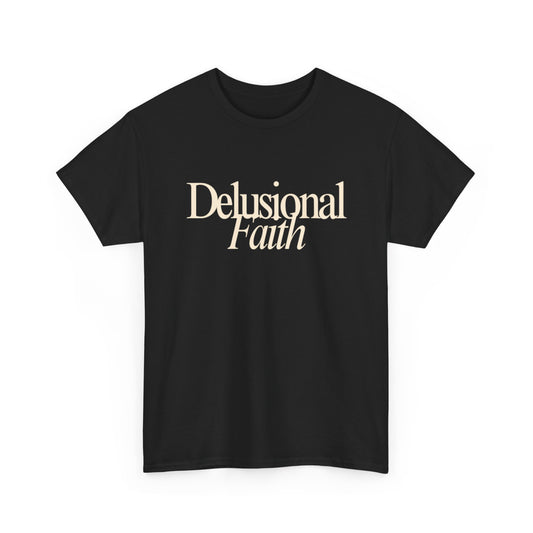 Delusional Faith Black Lifestyle T-Shirt