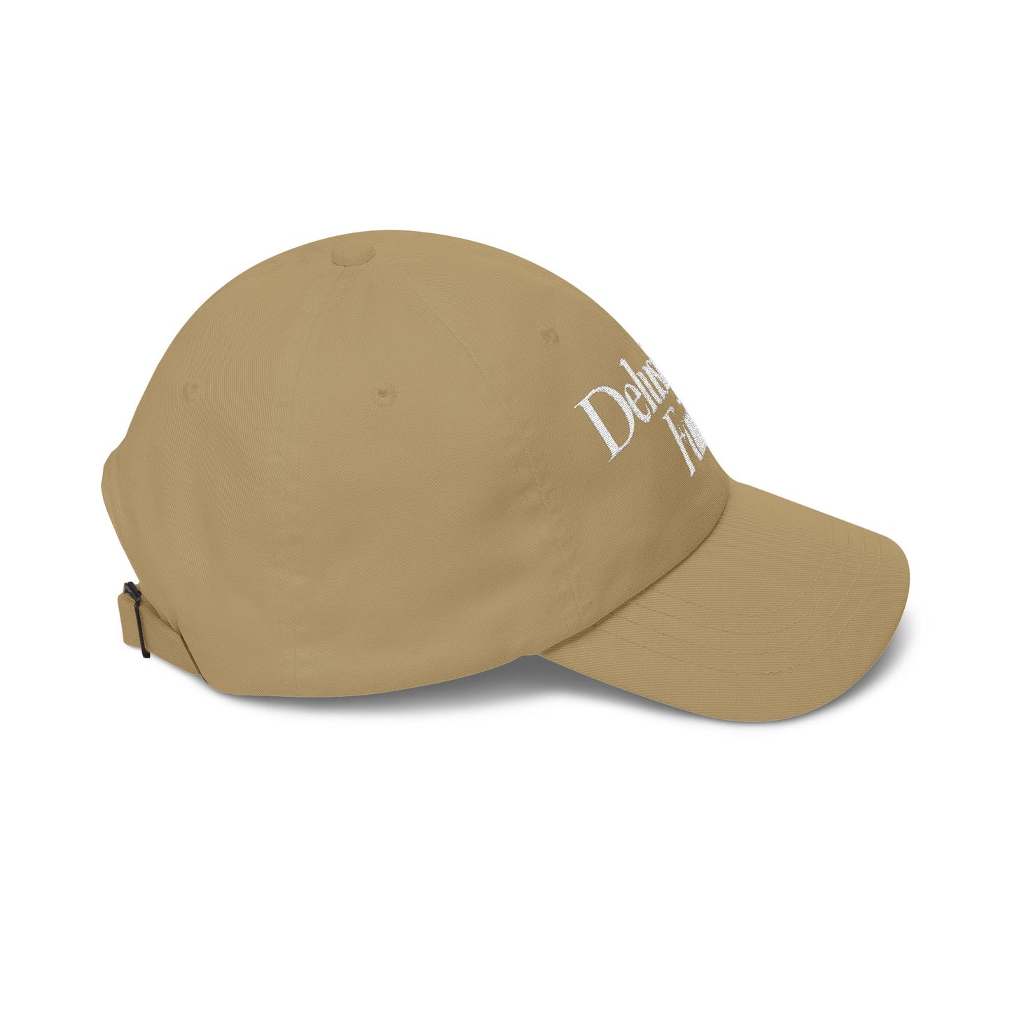 Delusional Faith Khaki Dad Cap – Faith Based Streetwear Hat